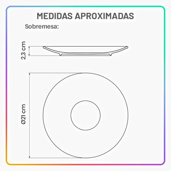 Aparelho de Jantar Rustico Marrom Jogo de Pratos - Imagem 5