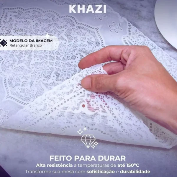 Kit Jogo Americano Rendado em PVC 12 Unidades - Imagem 2