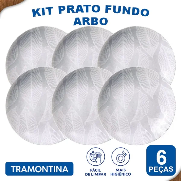 Aparelho de Jantar Arbo Pratos Rasos, Fundos e Sobremesa - Imagem 3