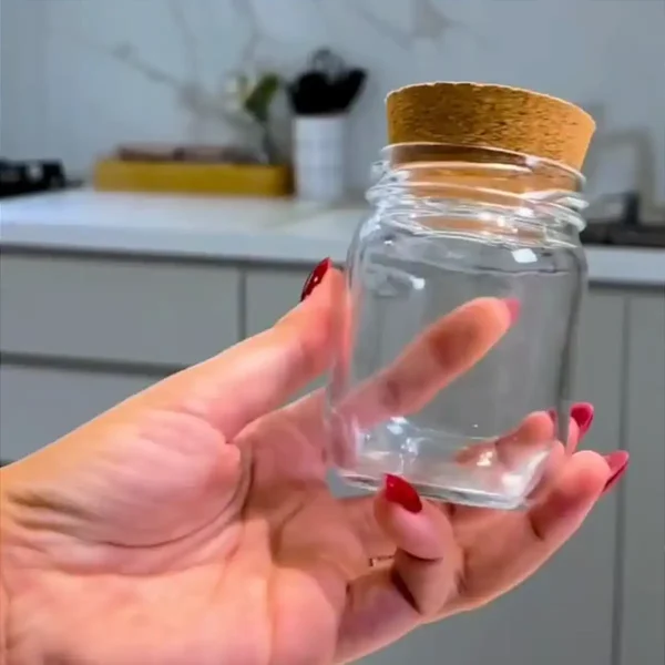10 Potes para Temperos 200ml + Cartela com 28 Adesivos - Imagem 6