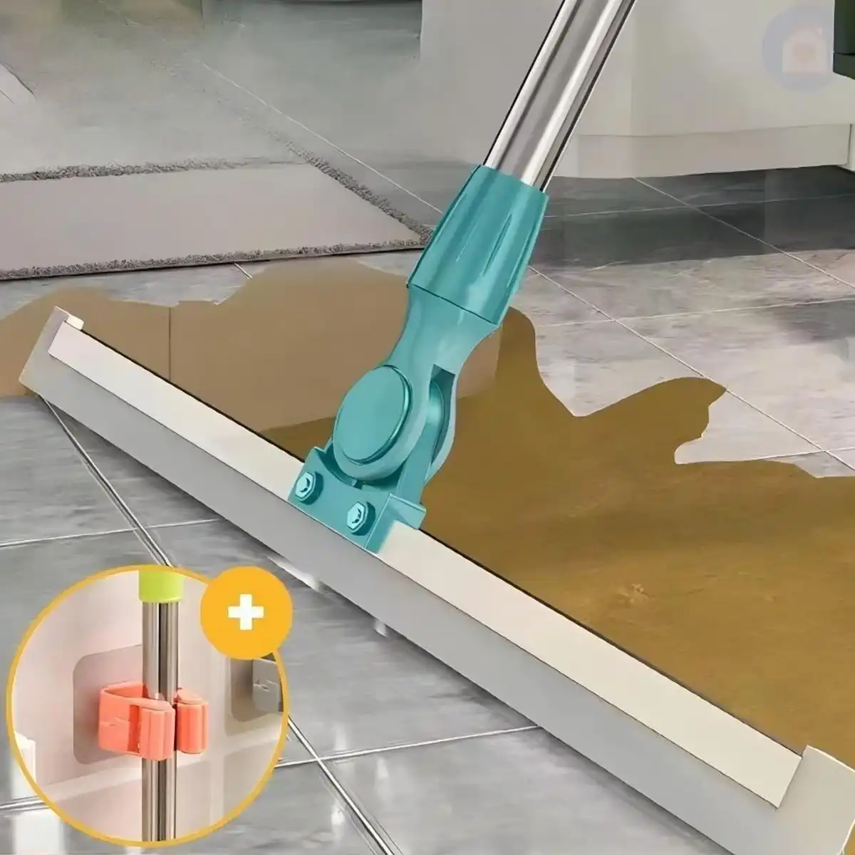 Rodo de Silicone Multiuso Piso e Vidros Uso Duplo