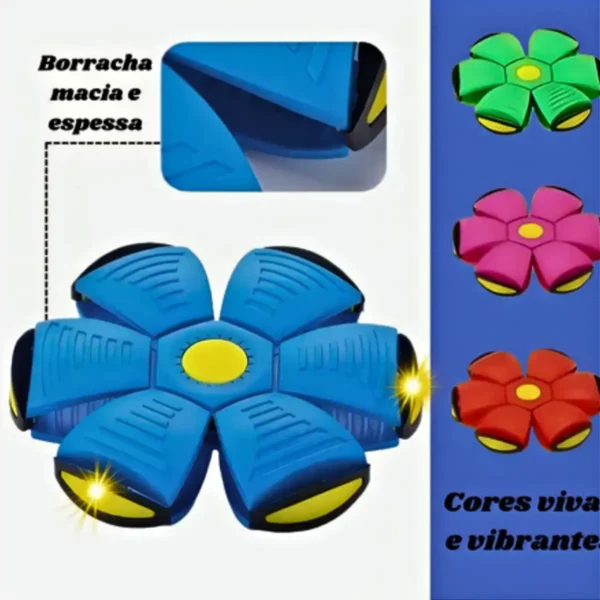 Brinquedinho para Cachorro Bola Voadora Mágica Brinquedo - Imagem 3
