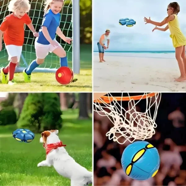 Brinquedinho para Cachorro Bola Voadora Mágica Brinquedo - Imagem 5