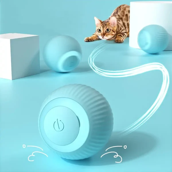Brinquedo Elétrico Para Gatos Automático USB Recarga Gatinho e Cão