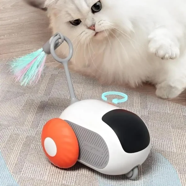 Brinquedo elétrico para Gatos Controle Remoto Carro Carregamento USB - Imagem 2