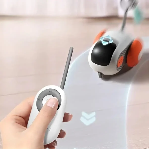 Brinquedo elétrico para Gatos Controle Remoto Carro Carregamento USB - Imagem 4