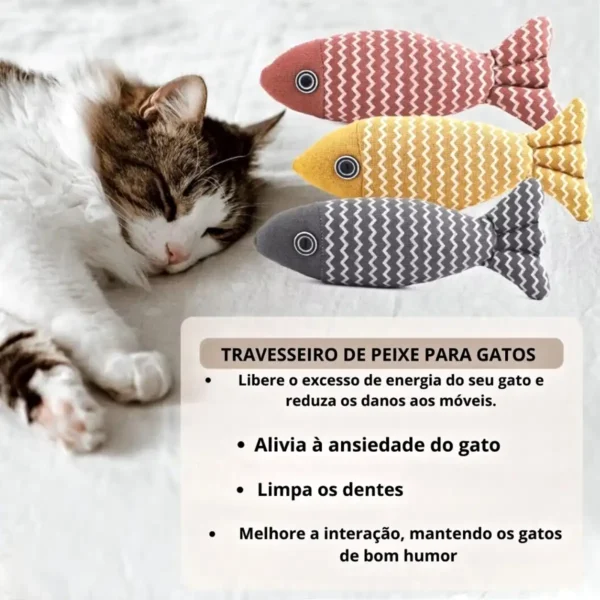 Brinquedos para Gato Catnip Interativo Resistente À Mordida Erva Para Gatos - Imagem 8