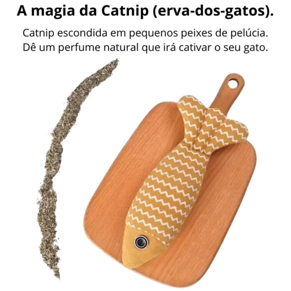 Brinquedos para Gato Catnip Interativo Resistente À Mordida Erva Para Gatos - Imagem 4