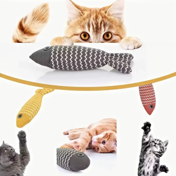 Brinquedos para Gato Catnip Interativo Resistente À Mordida Erva Para Gatos