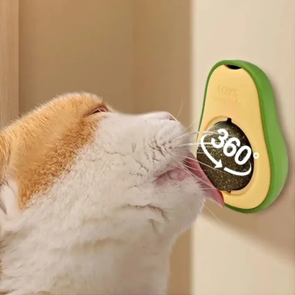 Brinquedos para Gato KIT 3 Abacate Lambe Adesivo Gruda na Parede - Imagem 2