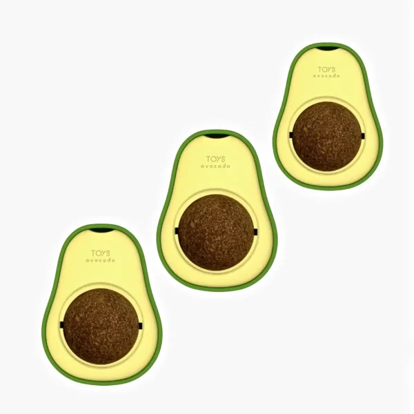 Brinquedos para Gato KIT 3 Abacate Lambe Adesivo Gruda na Parede - Imagem 6