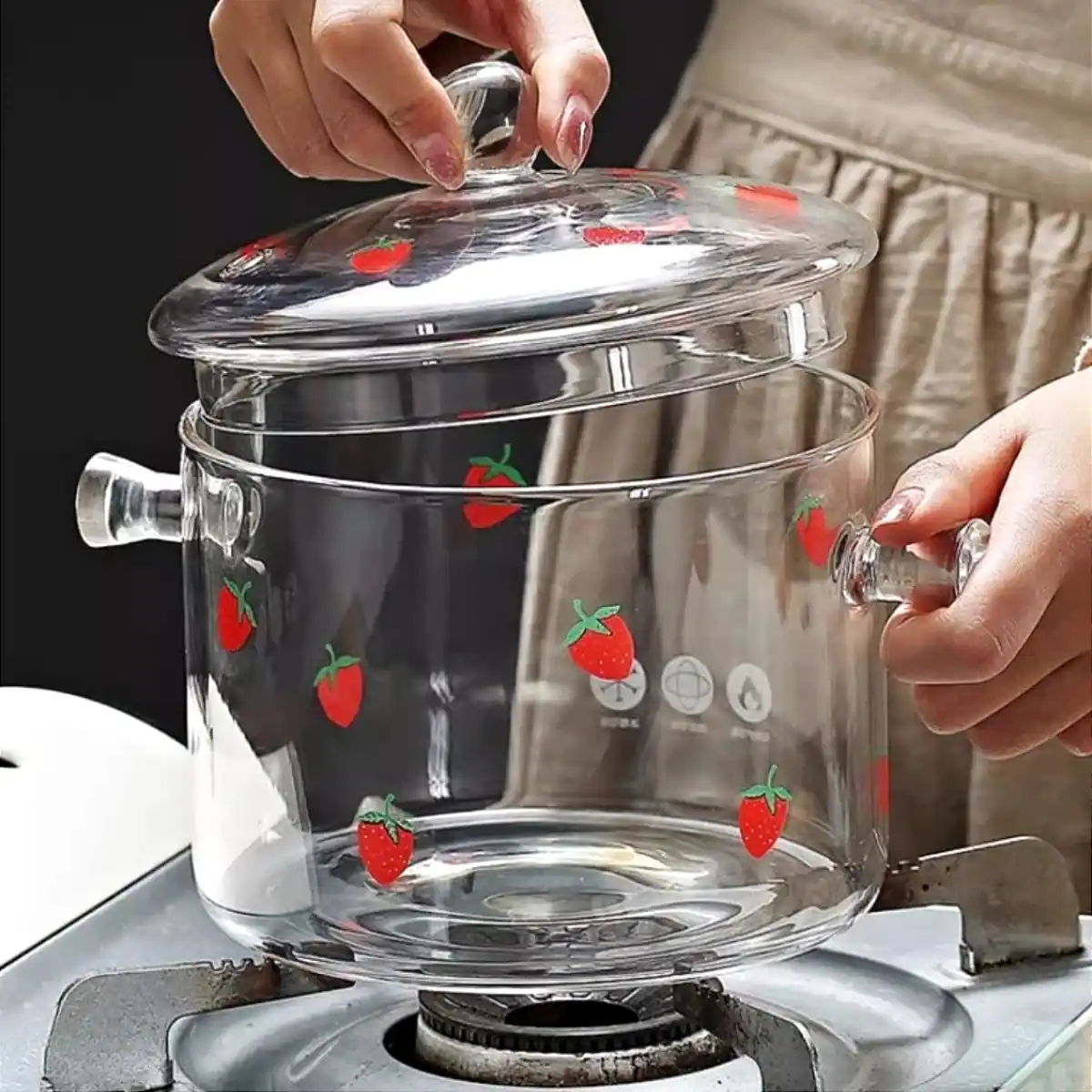 Panela De Vidro 2L Sopa Guisado Com Tampa Molho Panelas_SHOPEE_03