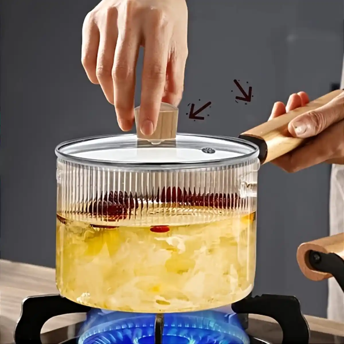 Panela de Vidro para Cozinhar no Fogão Transparente com Tampa e Alça_TEMU_03